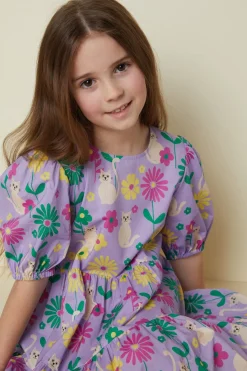 Cat Flower Kids Dress