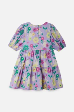 Cat Flower Kids Dress