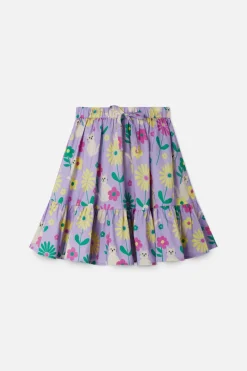 Cat Flower Kids Skirt
