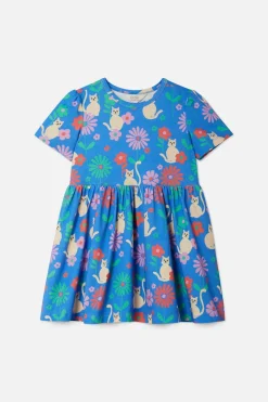 Cat Garden Kids Dress
