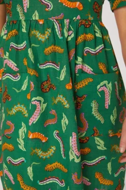 Caterpillar Smock Dress