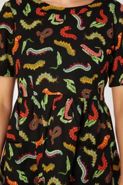 Caterpillar Smock Dress