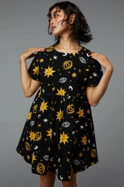 Celestial Print Dress