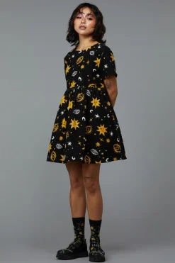 Celestial Print Dress