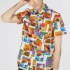 Cereal Print Cotton Ss Shirt