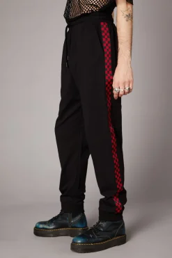 Check Print Goth Trackpant