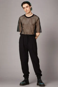 Check Print Goth Trackpant