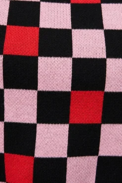 Checker Knit Vest