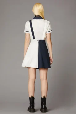 Checkerboard Detail Pinafore