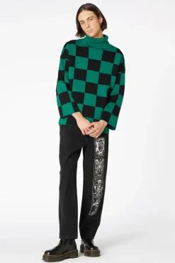 Checkerboard Oversize Knit