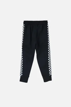 Checkerboard Trim Kids Pant