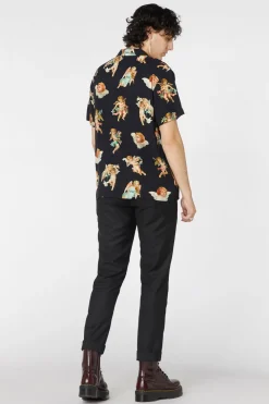 Cherub Viscose Print Shirt