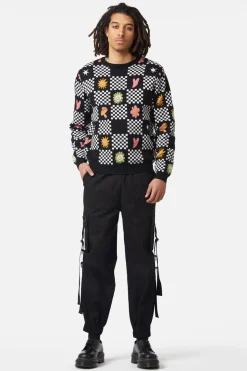 Chess At Picnic Knit