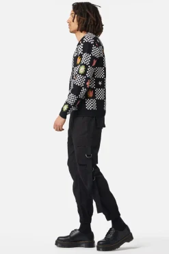 Chess At Picnic Knit