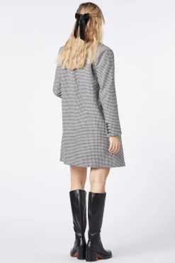 Clarissa Houndstooth Coat