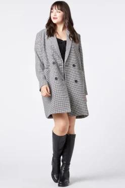 Clarissa Houndstooth Coat