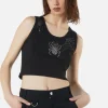Cobweb Embroidered Tank