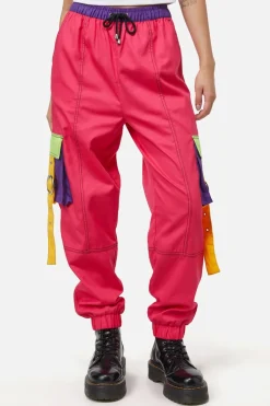 Colour Block Cuff Cargo