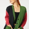 Colourblock Cardigan