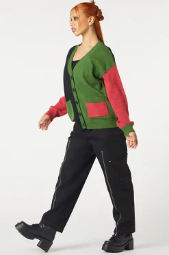 Colourblock Cardigan