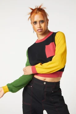 Colourblock Knit Jumper