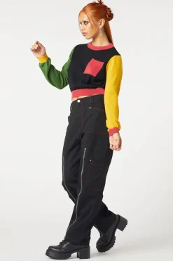 Colourblock Knit Jumper