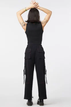 Contrast Stitch School Cargo Pant