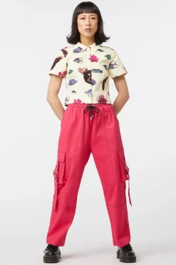 Contrast Stitch School Cargo Pant