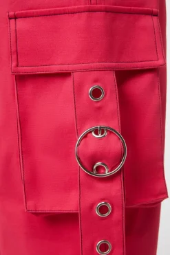 Contrast Stitch School Cargo Pant