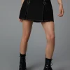 Contrast Stitch Skort