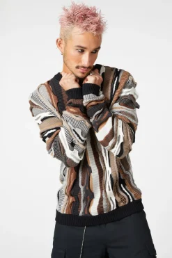 Corpse Textured Knit Jumper