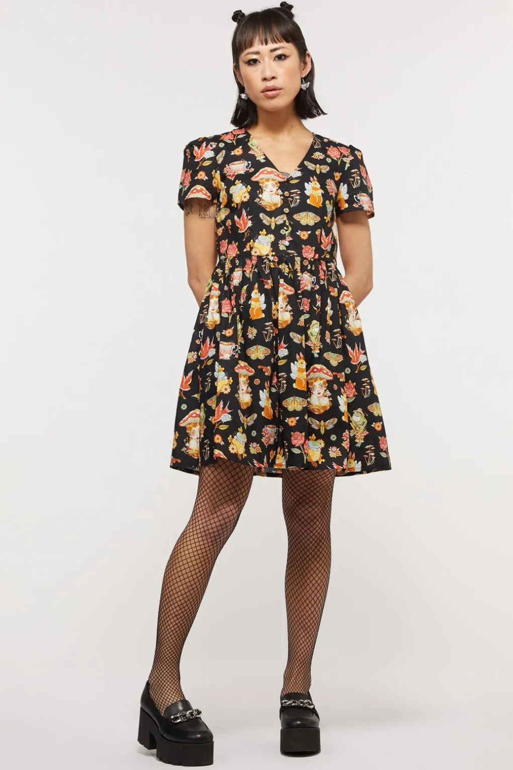 Cottagecore Tattoo Dress