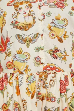 Cottagecore Tattoo Dress