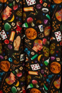 Crafty Witch Print Skirt