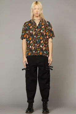 Crafty Witch Print Ss Shirt