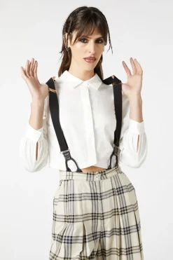 Crescent Tartan Pleated Culottes