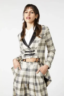 Crescent Tartan Tail Coat