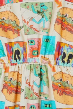 Croc Burger Kids Dress