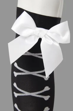 Crossbone Corset Socks