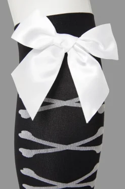 Crossbone Corset Socks