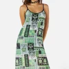 Cry Baby Tile Mesh Dress