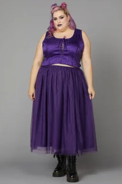 Curve Amethyst Corset Top
