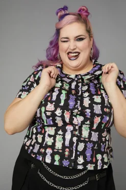 Curve Creepy Cuties Blouse