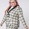 Curve Crescent Tartan Tail Coat