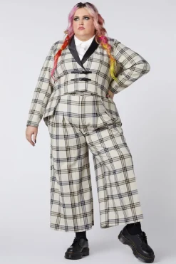 Curve Crescent Tartan Tail Coat