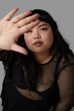 Curve Dead Inside Mesh Top