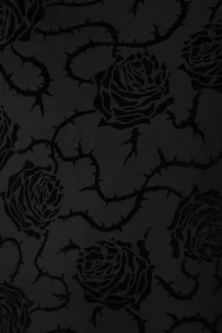 Curve Decaying Days Flock Mesh Dress