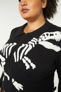 Curve Early Jurassic Dino Knit Cardi