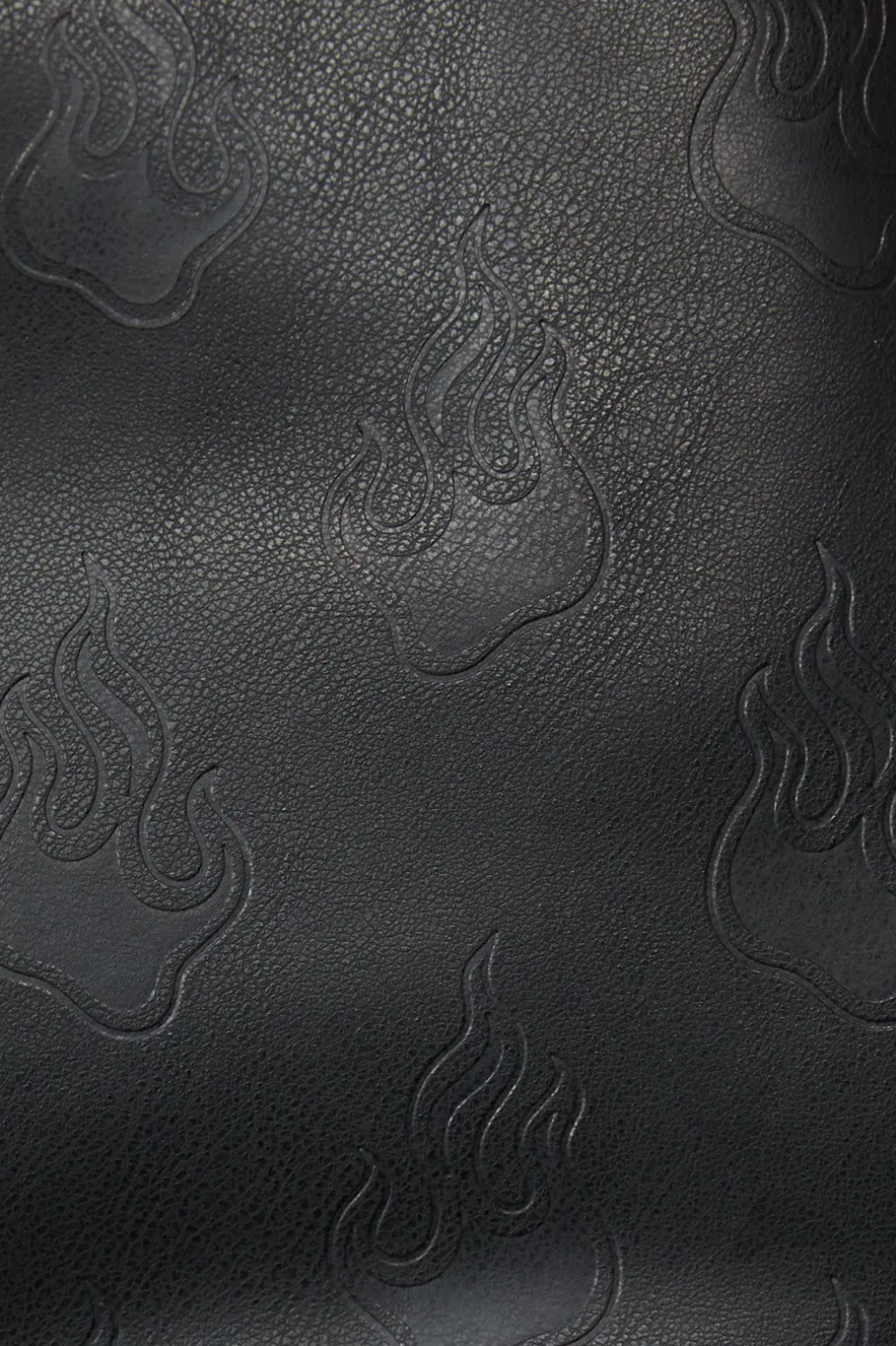 Curve Flamin Embossed Pu Pinafore