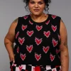 Curve Flamin Hearts Vest